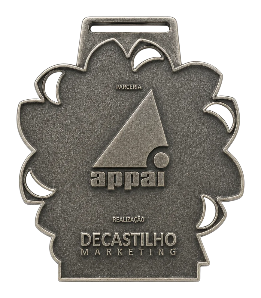 Verso da medalha da Etapa Cinelândia